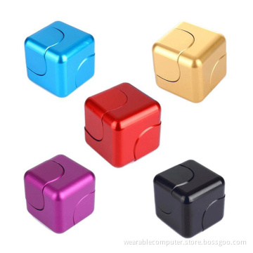 Wholesale 3D Metal Wind Spinner Toys for Kids EDC Focus Attention Fidget Hand Spinner Magic Cube Finger Spinner Gyro